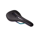 SDG Bel Air V3 Overland Lux alloy saddle for XC and gravel cycling, comfortable design with sleek construction.