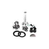Race Face Atlas pedal bearing rebuild kit with replacement bearings and components for bicycle pedal maintenance.