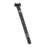 Race Face Ride seatpost for XC and trail bikes, featuring durable construction and a 2-bolt clamp for secure saddle fitting.