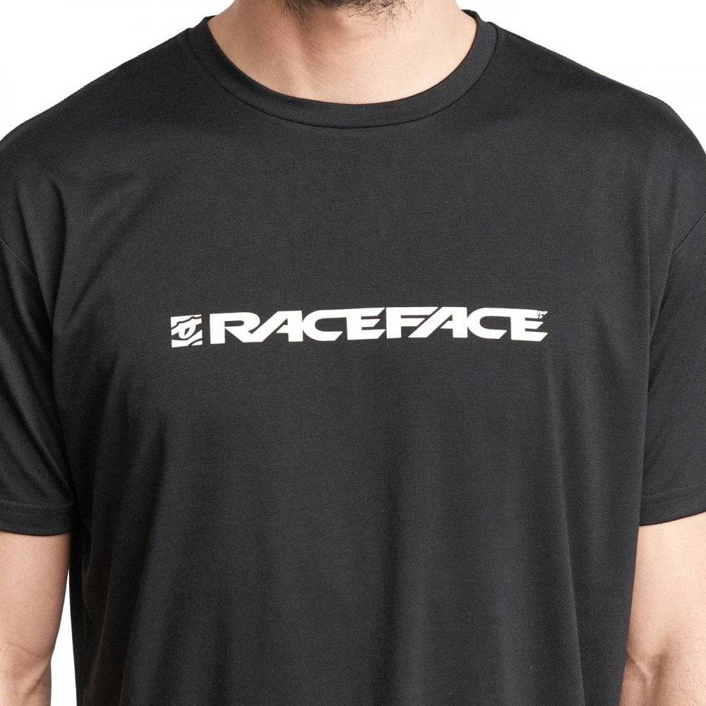 Race Face 8 Bit Pocket T-Shirt 2020 unisex jersey showing front view with chest pocket and casual outdoor style.