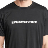 Race Face 8 Bit Pocket T-Shirt 2020 unisex jersey showing front view with chest pocket and casual outdoor style.