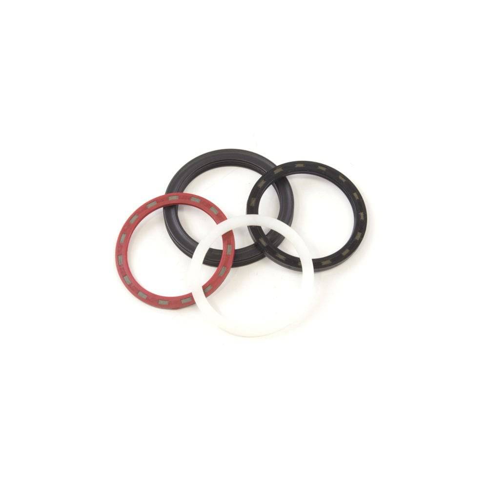 Race Face spindle spacer rebuild kit for FR/DH cranksets, includes replacement components for mountain bike crankset maintenance.