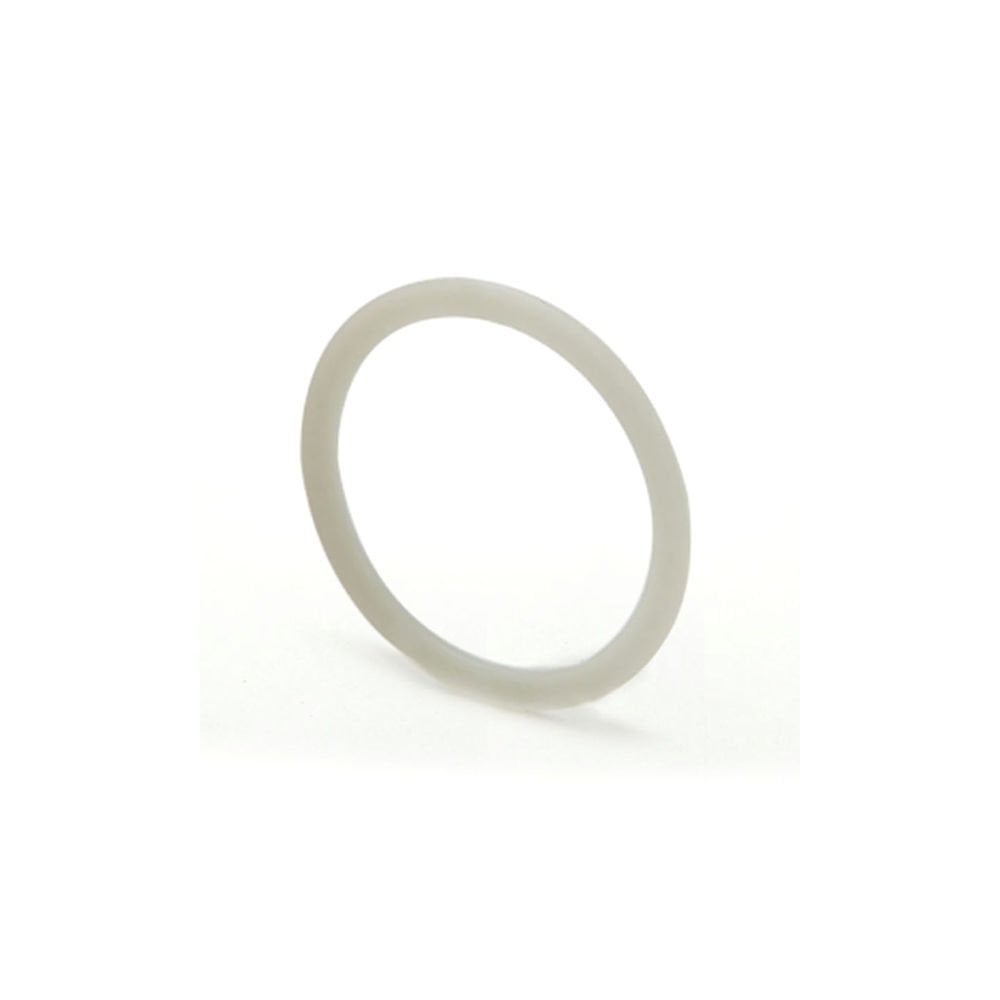 Race Face 1mm plastic chainline spacer for Atlas and Respond cranks, bike component accessory showing a small black spacer.