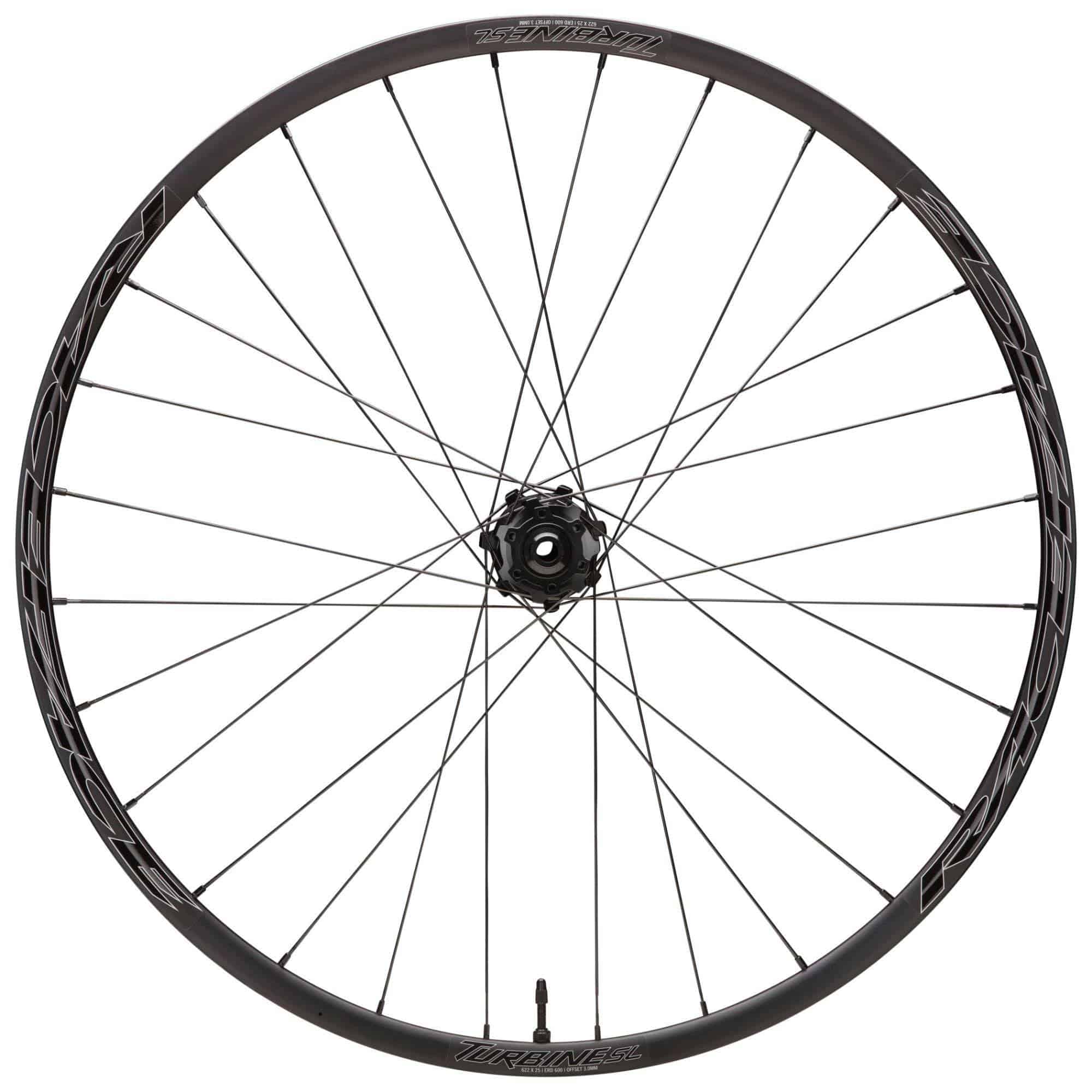 Race Face Turbine SL 29-inch tubeless-ready boost XC trail wheels with 25mm internal width and lightweight alloy construction.