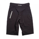 Race Face Sendy Youth Mountain Bike Shorts with adjustable waist and zippered pockets, designed for kids' outdoor cycling comfort.