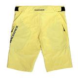 Race Face Sendy Youth mountain bike shorts with adjustable waist and zippered pockets, designed for active outdoor riding.