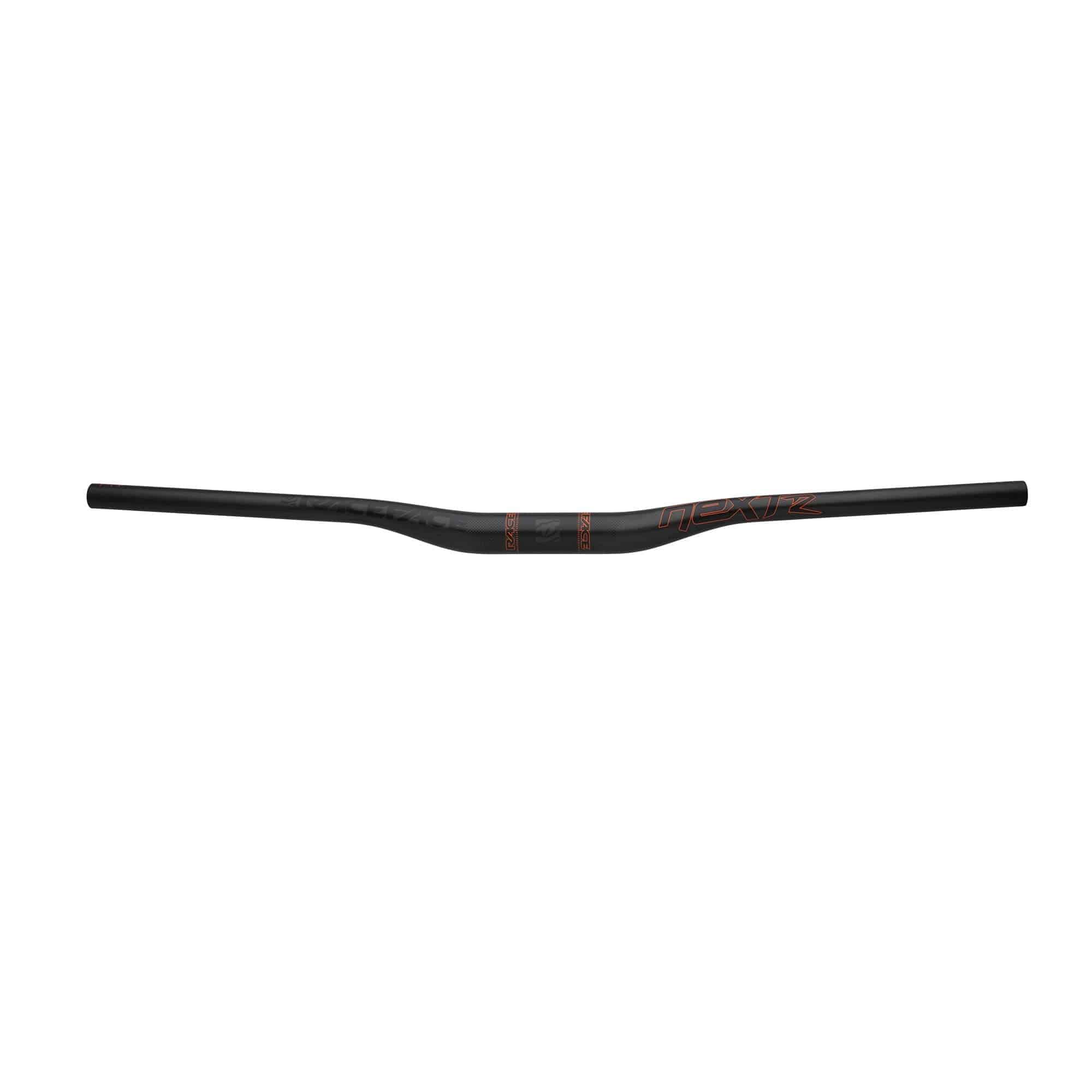 Race Face Next R 35mm MTB carbon handlebar, 800mm wide, designed for trail biking, with a lightweight and durable construction.