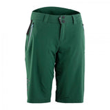 Race Face Nimby women's cycling shorts with adjustable waistband and pockets, made from breathable, lightweight athletic fabric.