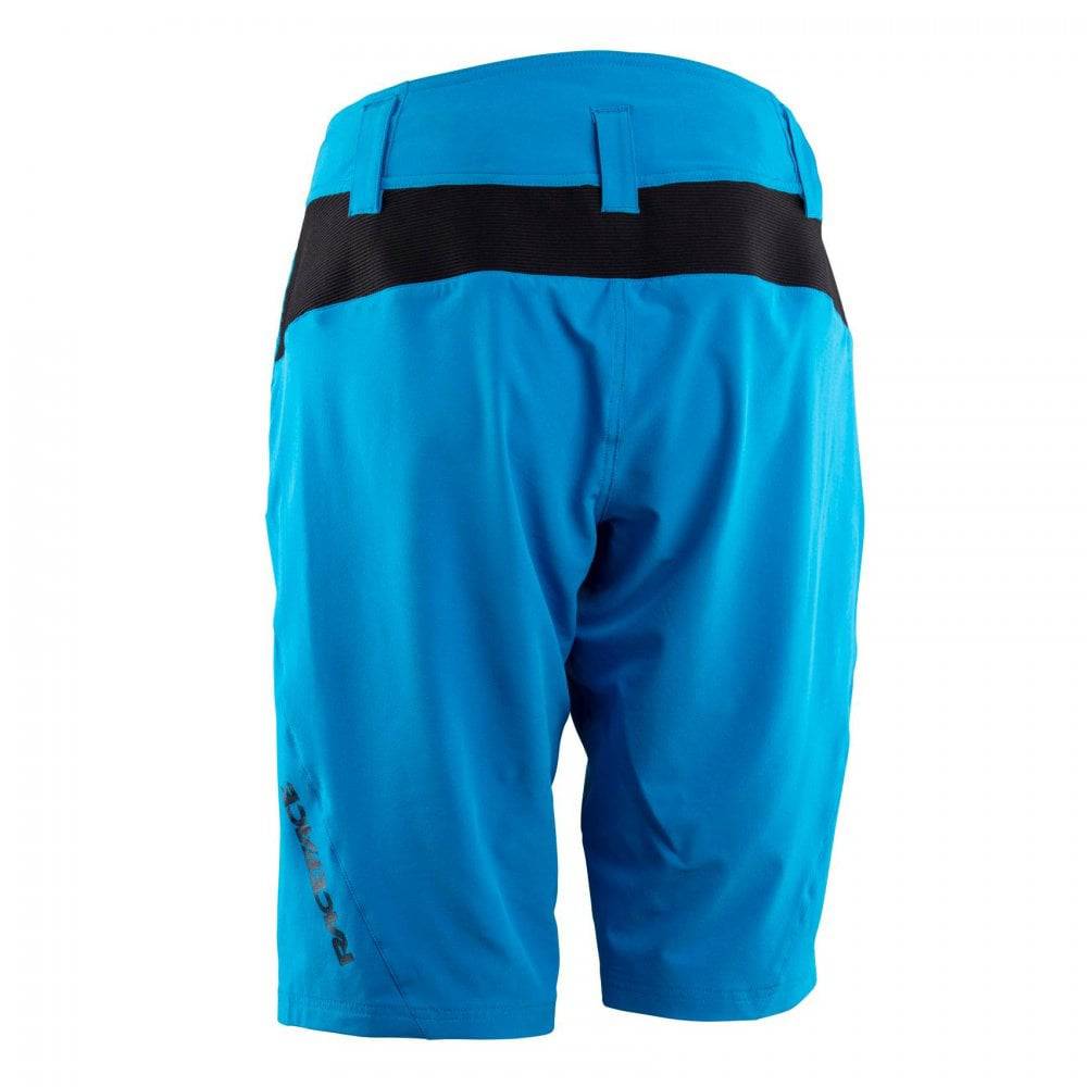 Race Face Nimby women's cycling shorts with adjustable waistband and pockets, designed for comfortable trail riding.