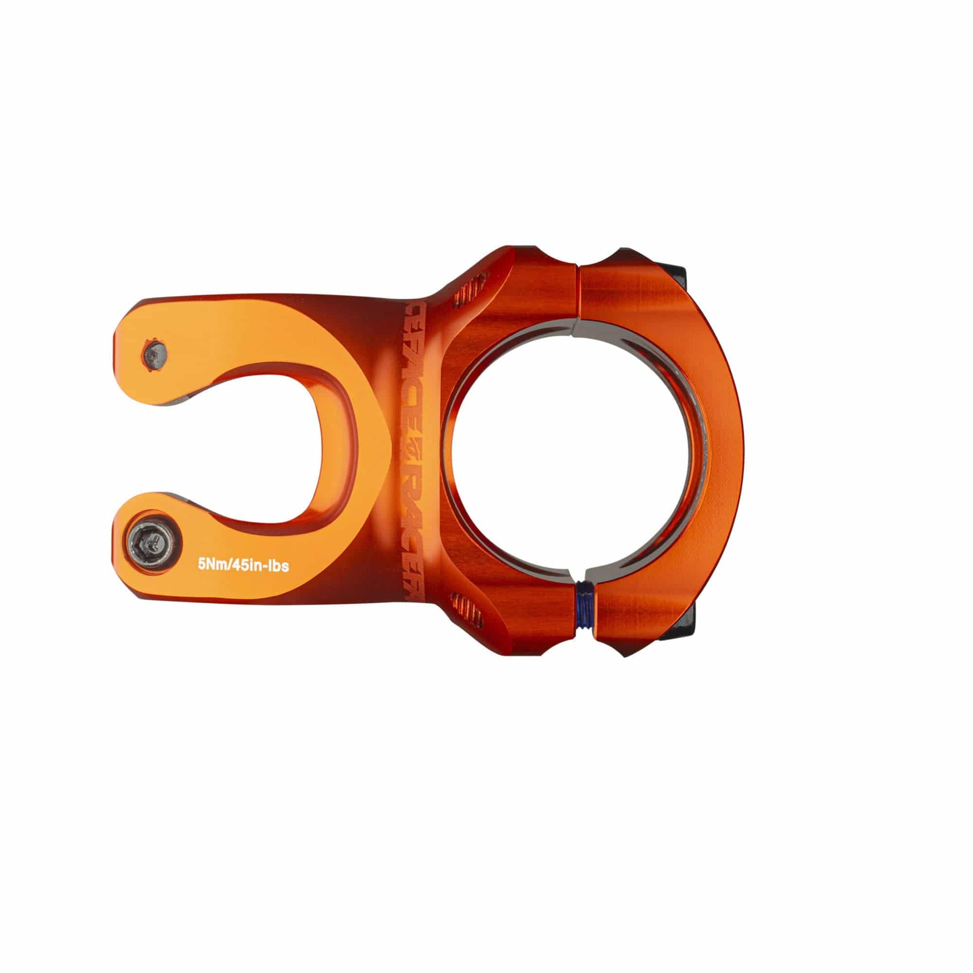 Race Face Turbine R 35mm clamp stem for trail and enduro bikes, showing the durable, lightweight bike component with branding.