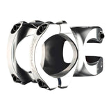 Race Face Turbine R 35mm stem for trail and enduro bikes, showing the durable black clamp and sleek design.