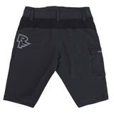 Race Face Trigger MTB shorts showing lightweight, breathable fabric and adjustable waistband for mountain biking comfort.