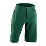 Race Face Trigger MTB riding shorts showing lightweight, breathable fabric with an adjustable waistband and sporty design.