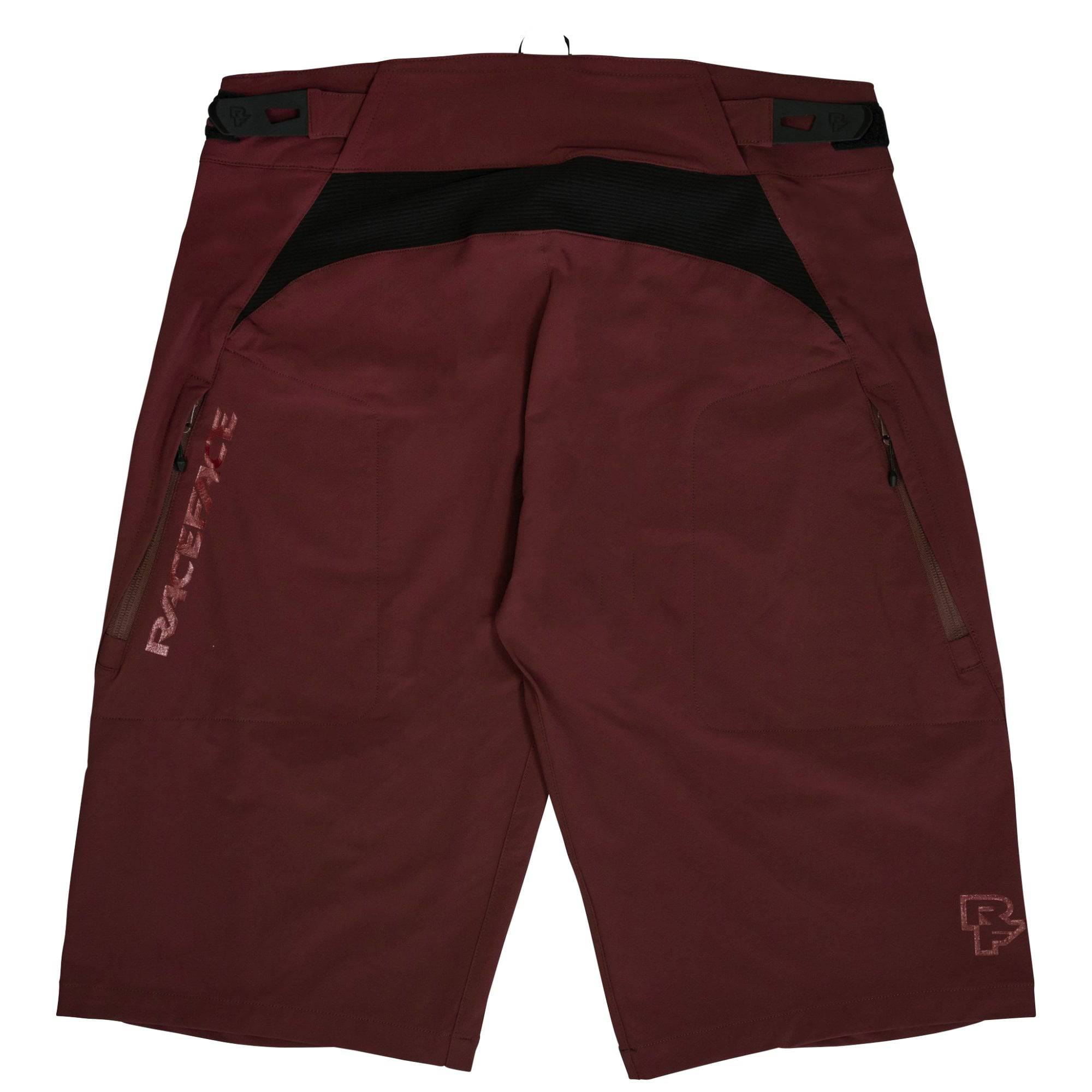 Race Face Indy Women's All-Mountain Shorts 2021 with venting and adjustable waistband, shown on a model.