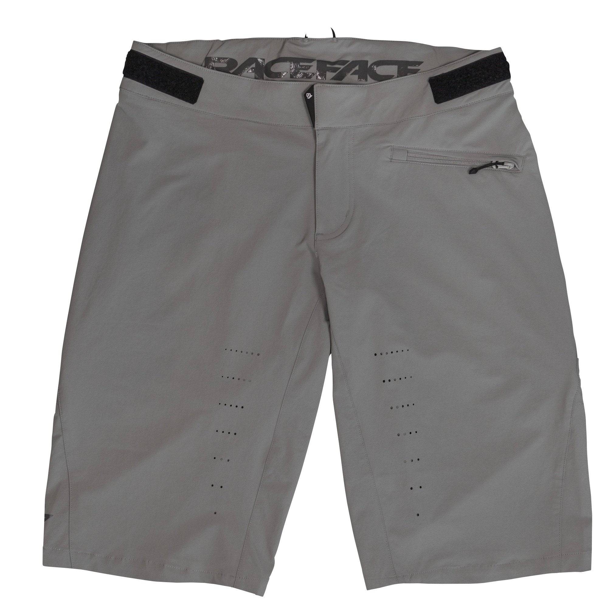 Race Face Indy Women's All-Mountain Shorts with venting and adjustable waistband, lightweight outdoor cycling clothing.