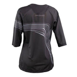 Race Face Khyber women's ¾ sleeve MTB jersey, breathable downhill biking shirt with lightweight, moisture-wicking fabric.