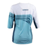 Race Face Khyber women's ¾ sleeve breathable downhill MTB jersey, lightweight cycling clothing for women.