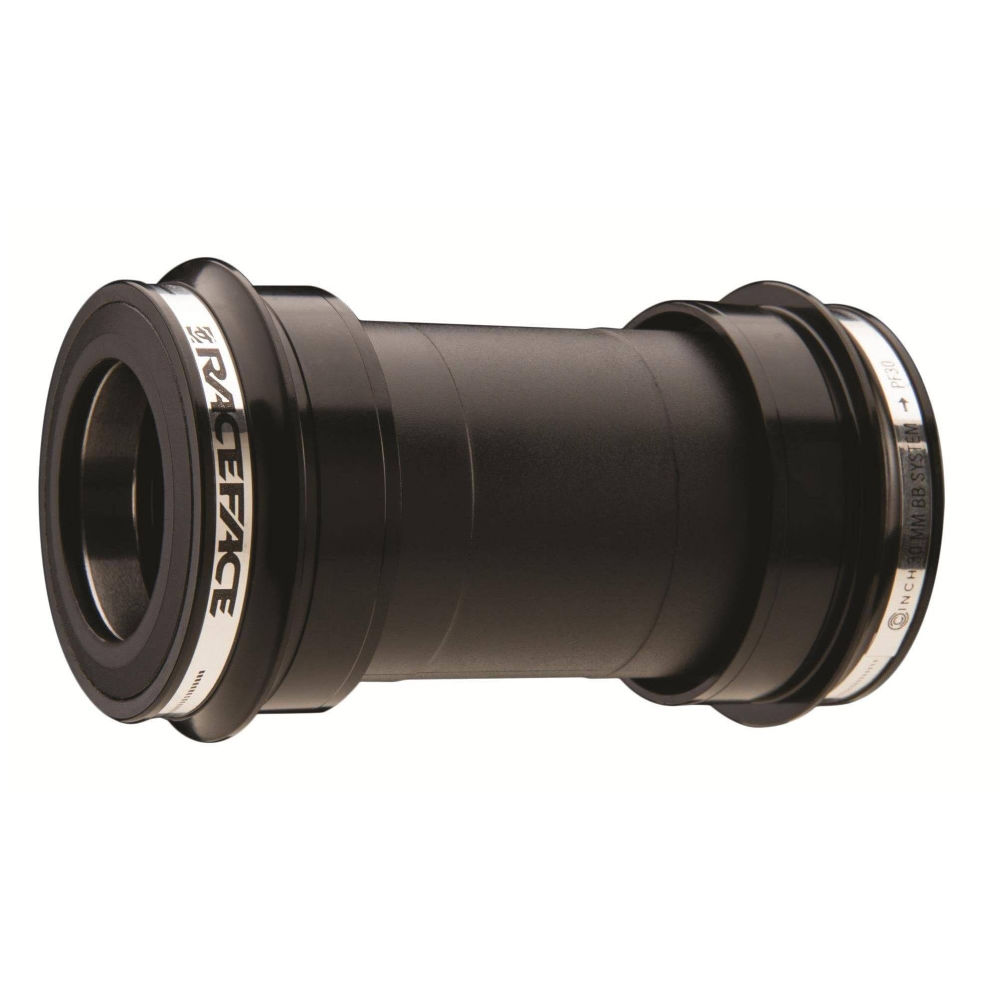 Race Face Cinch PF30 bottom bracket with 83mm spindle and external seal, designed for MTB bike components.