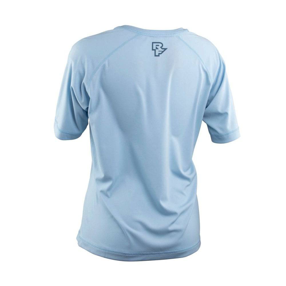 Race Face Nimby women's lightweight breathable MTB cycling jersey, quick-dry athletic shirt for mountain biking.