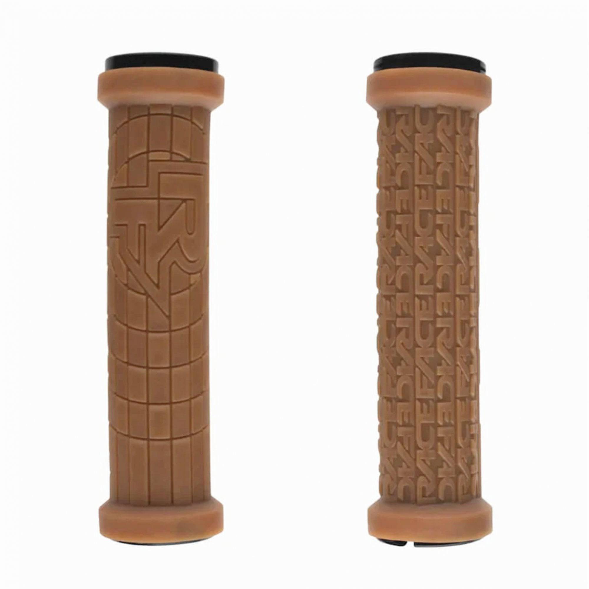 Race Face Grippler lock-on MTB bike handlebar grips with durable rubber and dual lock-on design for secure grip.