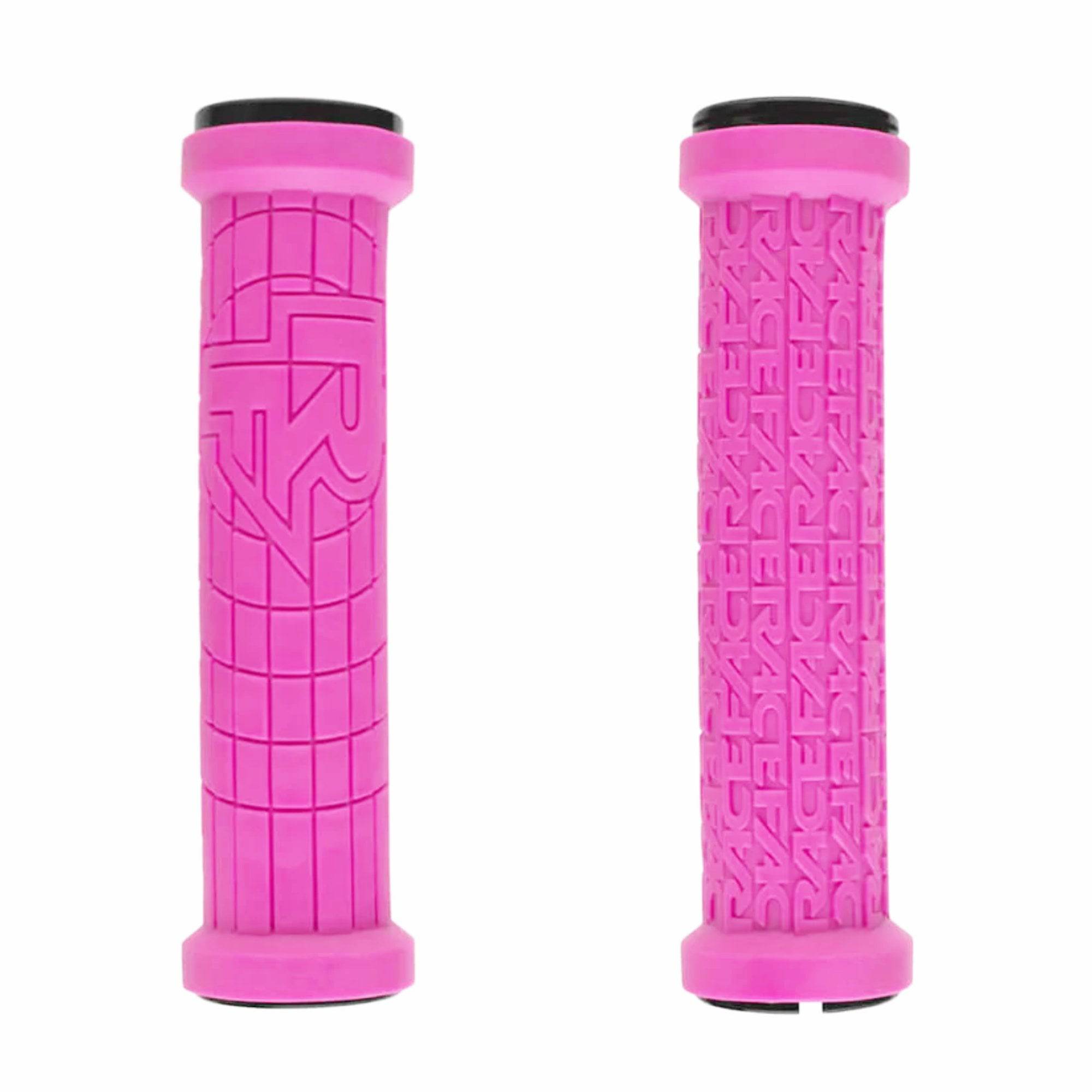 Race Face Grippler lock-on mountain bike handlebar grips with durable rubber and dual lock-on design for secure grip.