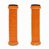 Race Face Grippler lock-on MTB bike handlebar grips showing textured rubber surface and dual locking mechanism for secure grip