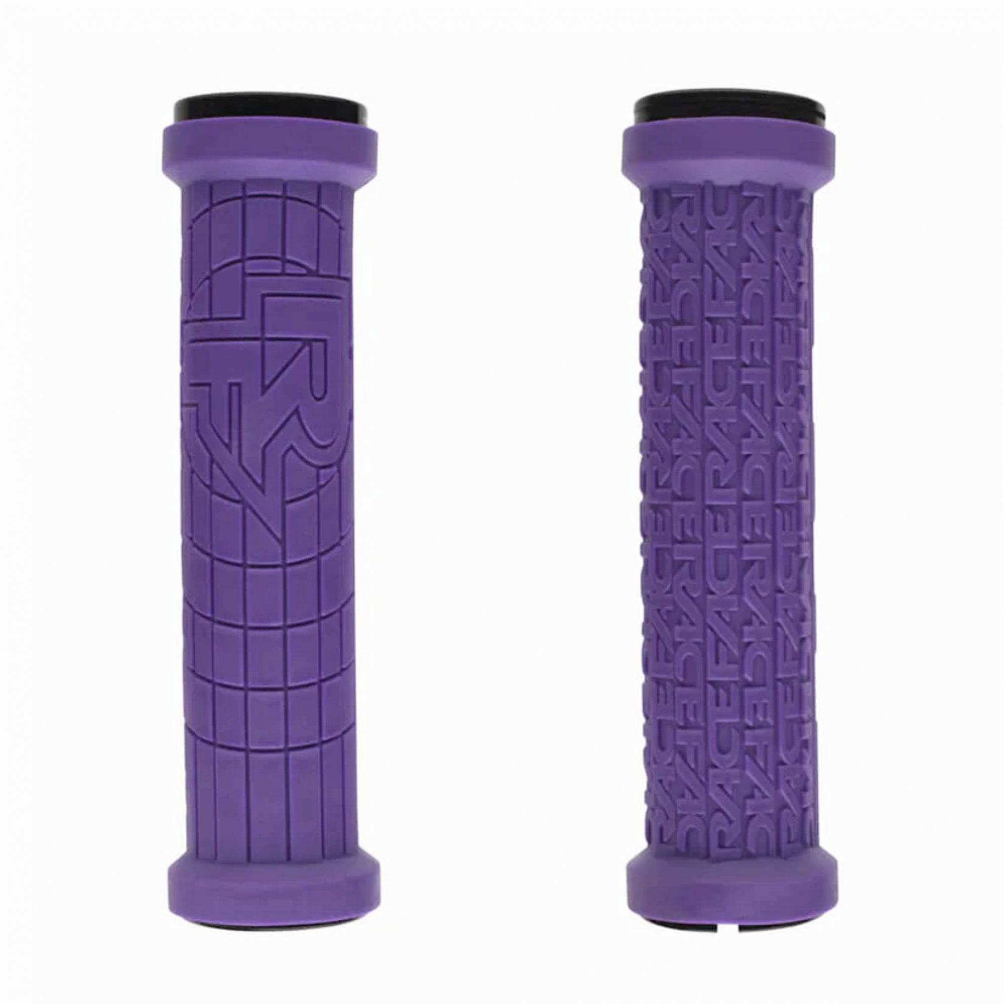 Race Face Grippler lock-on MTB bike handlebar grips with durable rubber and dual lock-on for secure mountain biking control.
