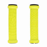 Race Face Grippler lock-on MTB bike handlebar grips with durable rubber, featuring dual lock-on design for secure grip.
