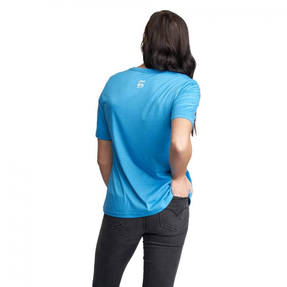 Race Face Classic Logo women's breathable T-shirt jersey, stylish fit, lightweight fabric, casual cycling-inspired clothing.