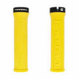 Race Face Half Nelson MTB lock-on grips with VEXY compound and moisture channels for enhanced grip and control.