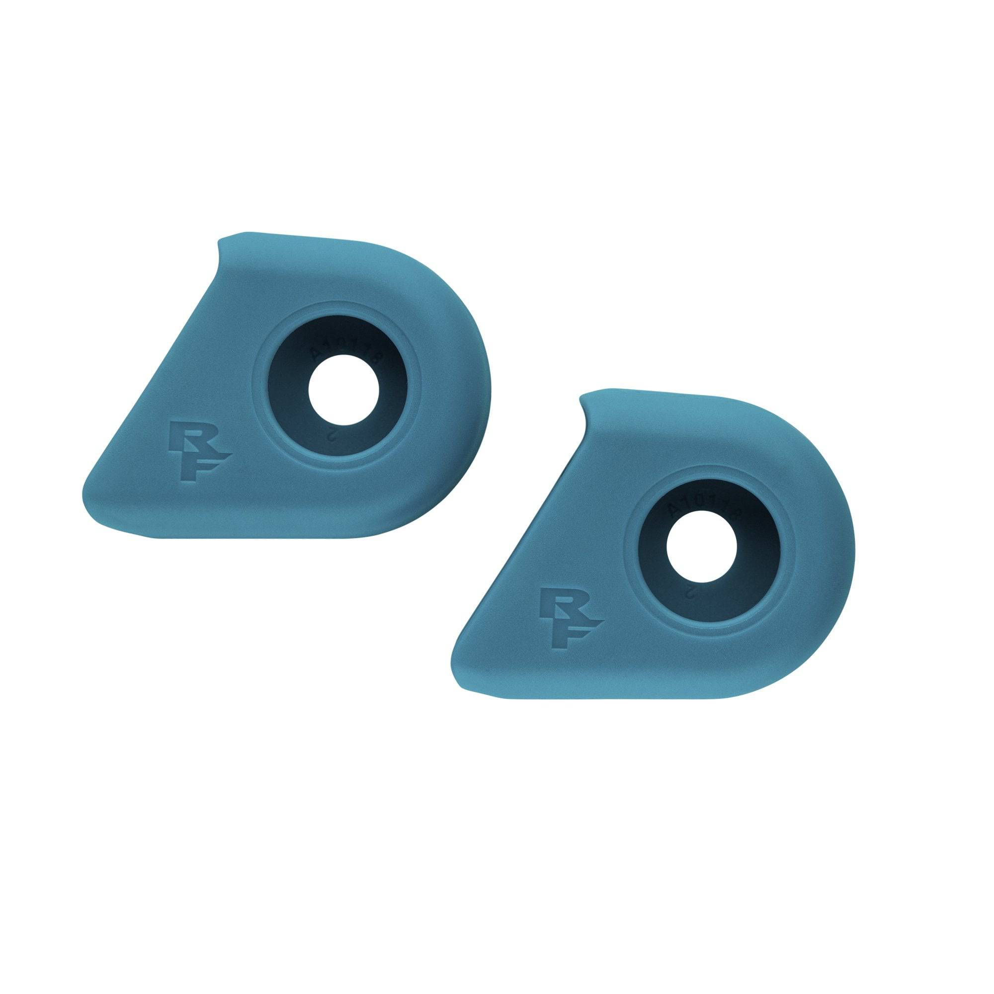 Race Face Era pedal boot spares and accessories for crank protection, shown as durable rubber components for bike pedals.