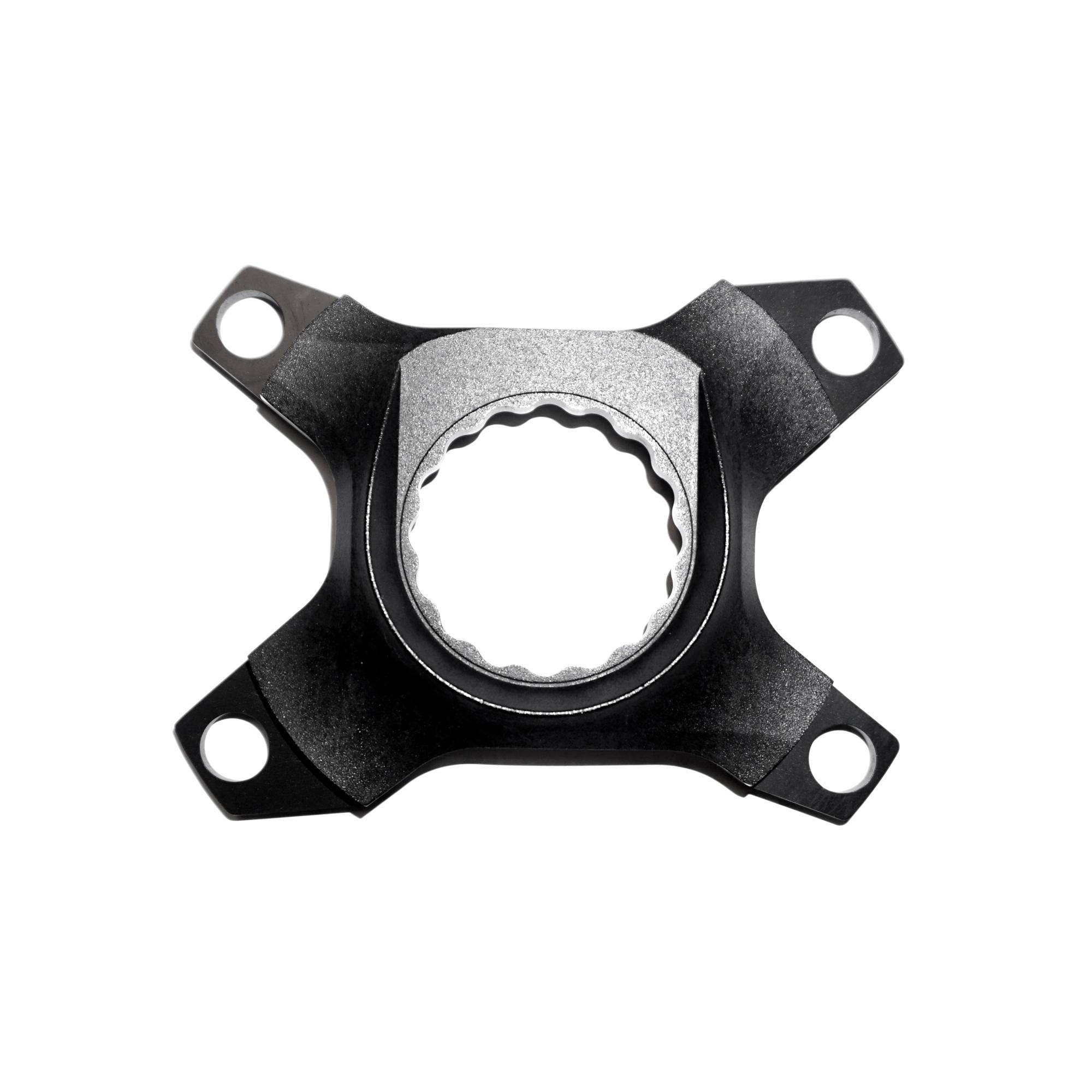 Easton Spider Cinch asymmetric 4-bolt 110mm BCD crank component for Axis Cinch EC90 SL cranks, shown in detail.