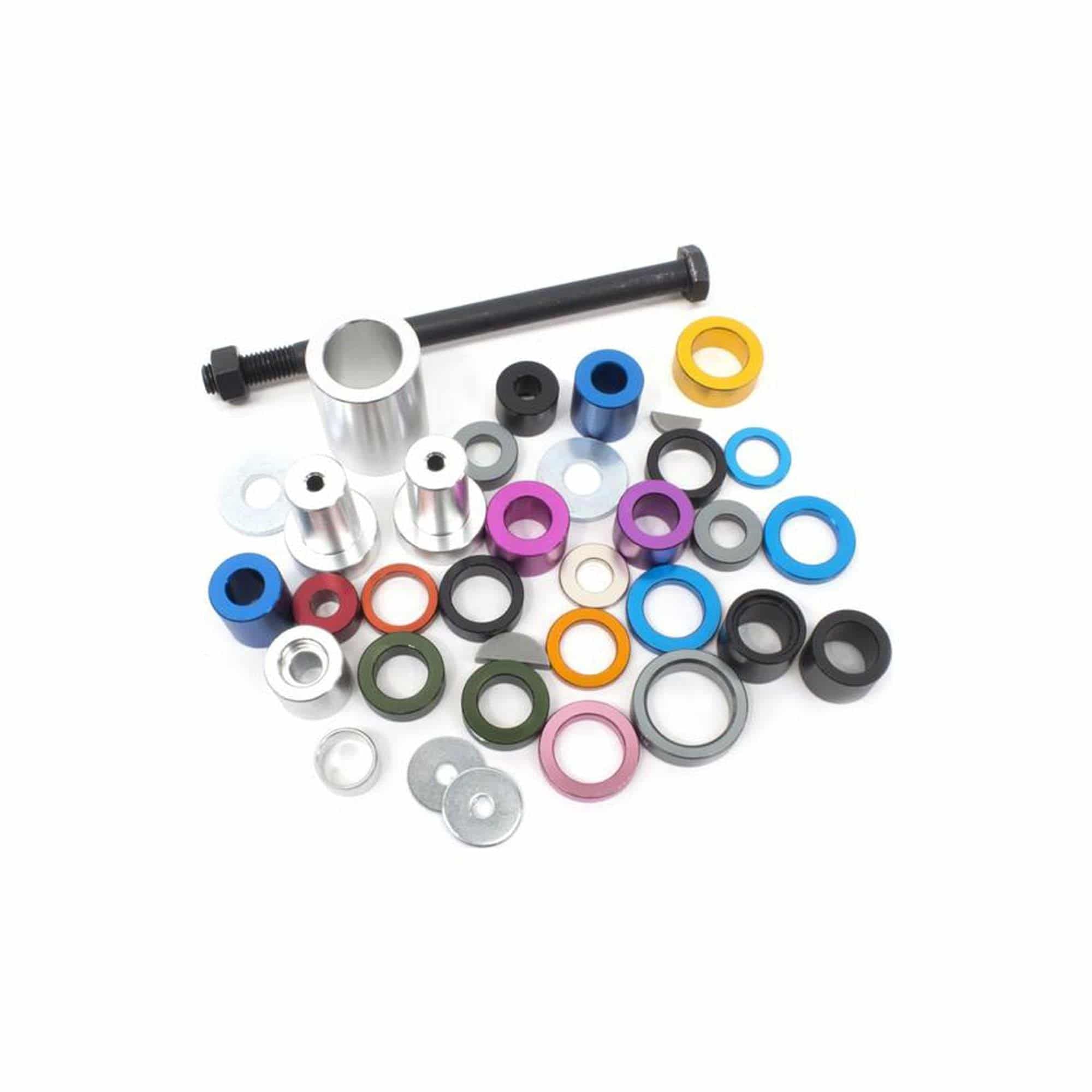 Easton 96-13 bearing drift kit components for bearing removal and installation, featuring metal tools with handles.