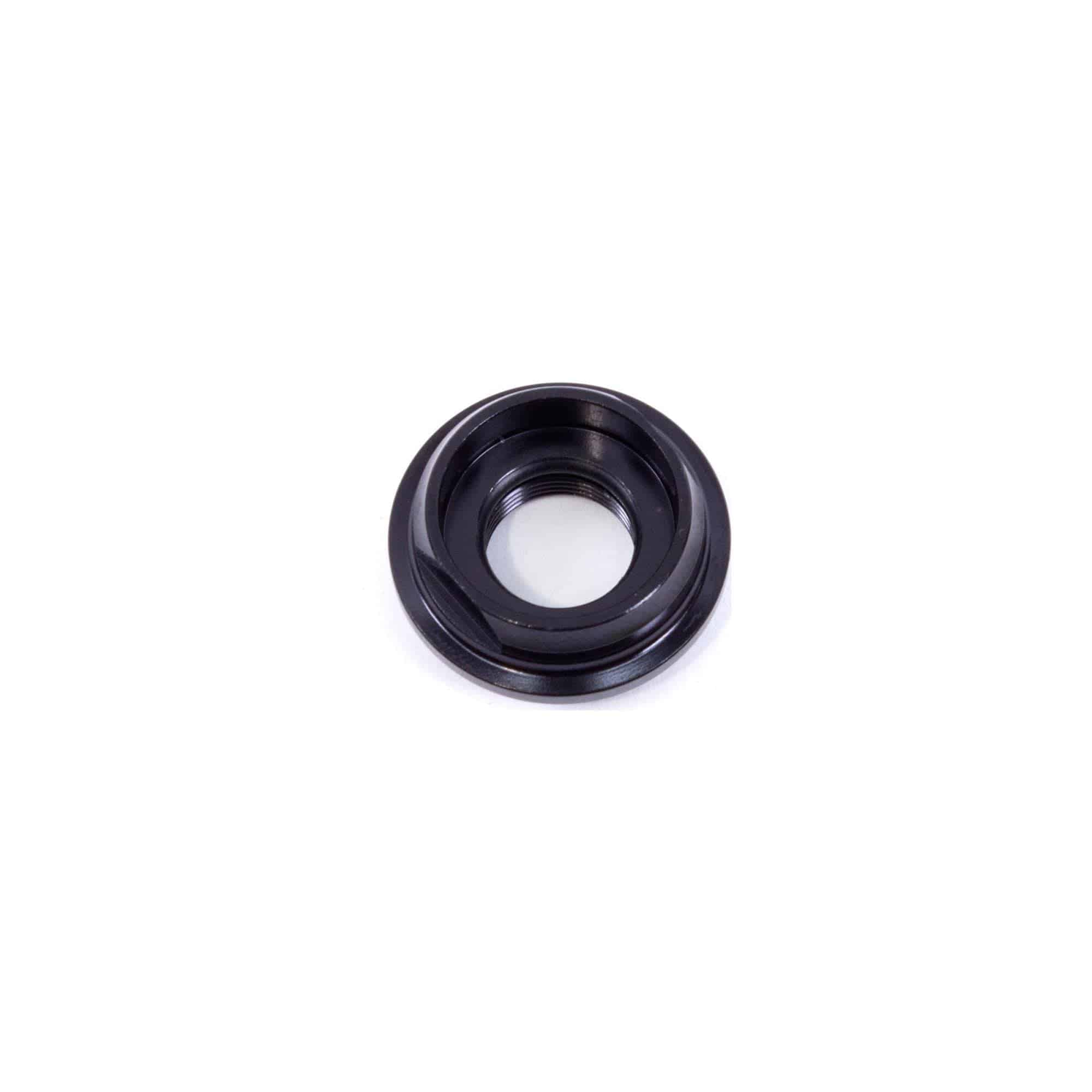 Easton XC1 V2 hub endcap replacement spare for wheelset maintenance, showing the black component with branding details.
