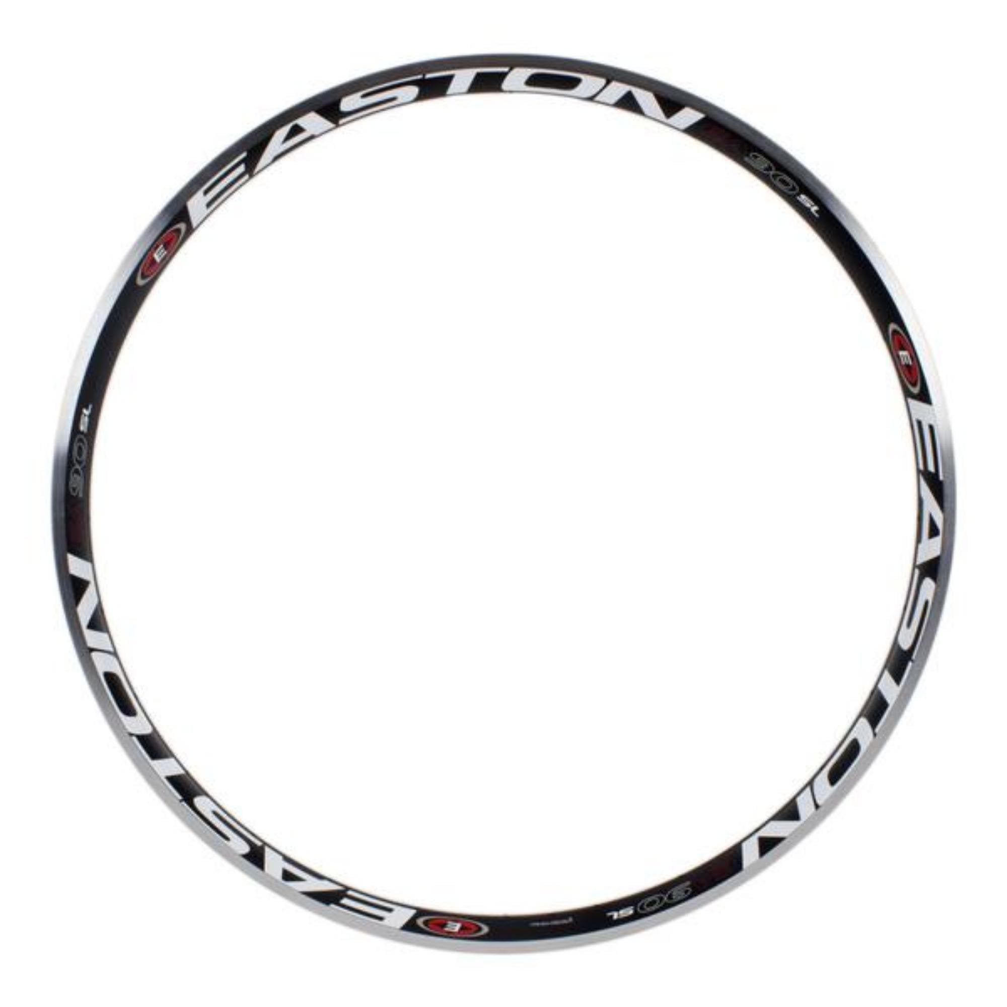 Easton EA90 SL 2011 road bike rim with 21mm width and 24 holes, showing the lightweight bicycle wheel component.