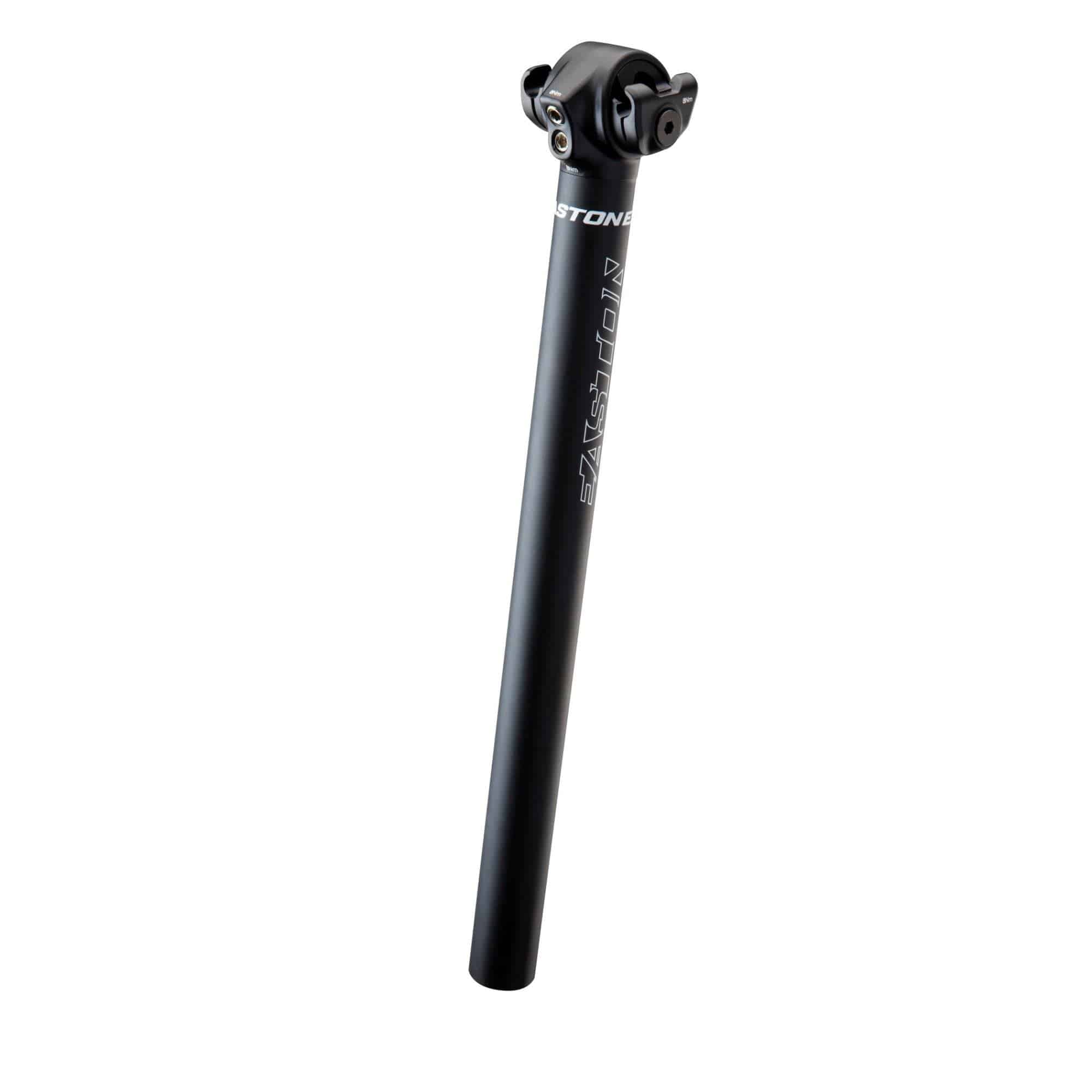 Easton EA90 Zero alloy seatpost with 27.2mm diameter and adjustable saddle angle lock for bike components.