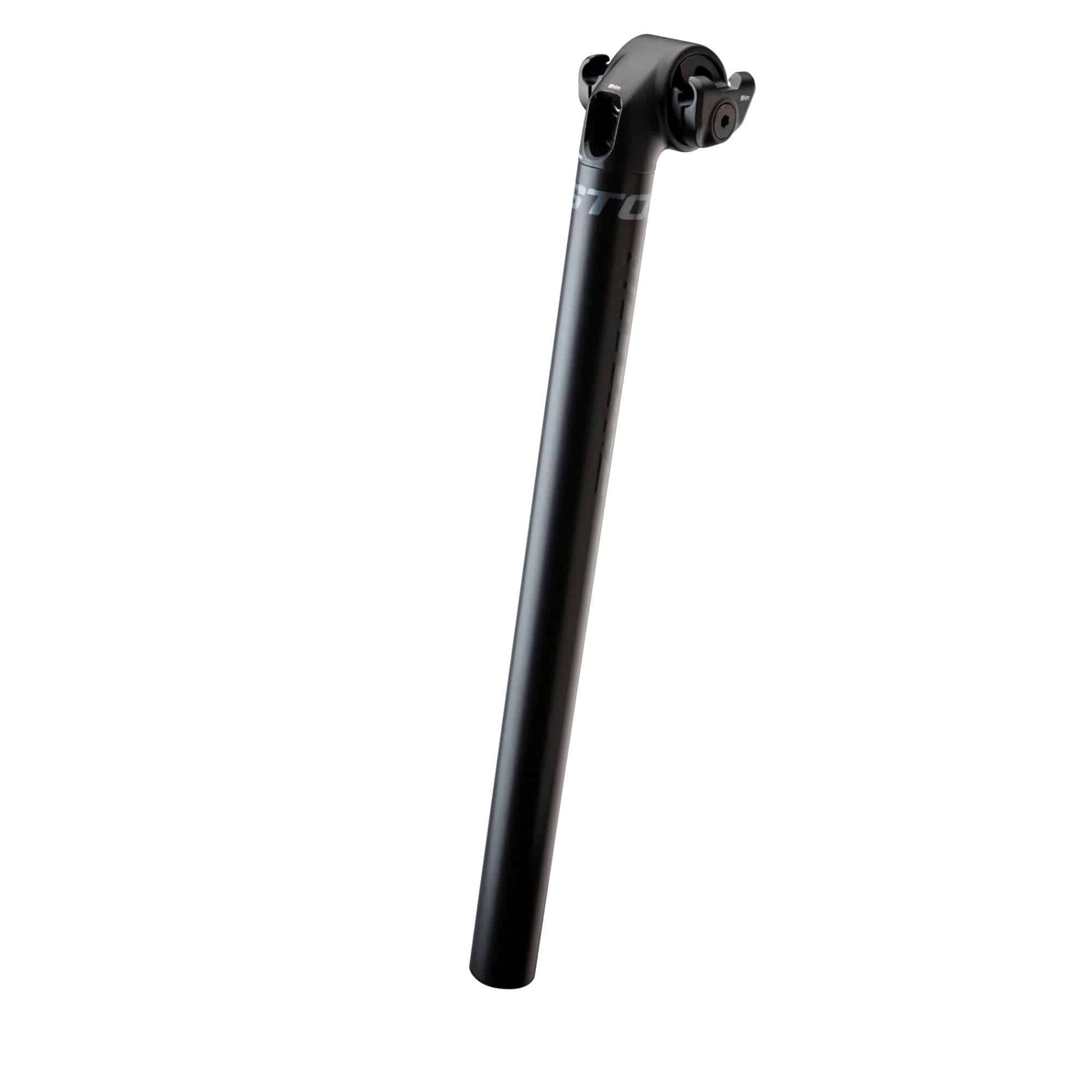 Easton EC70 ISA setback carbon fiber road bike seatpost, 27.2mm diameter, lightweight component for cycling performance.