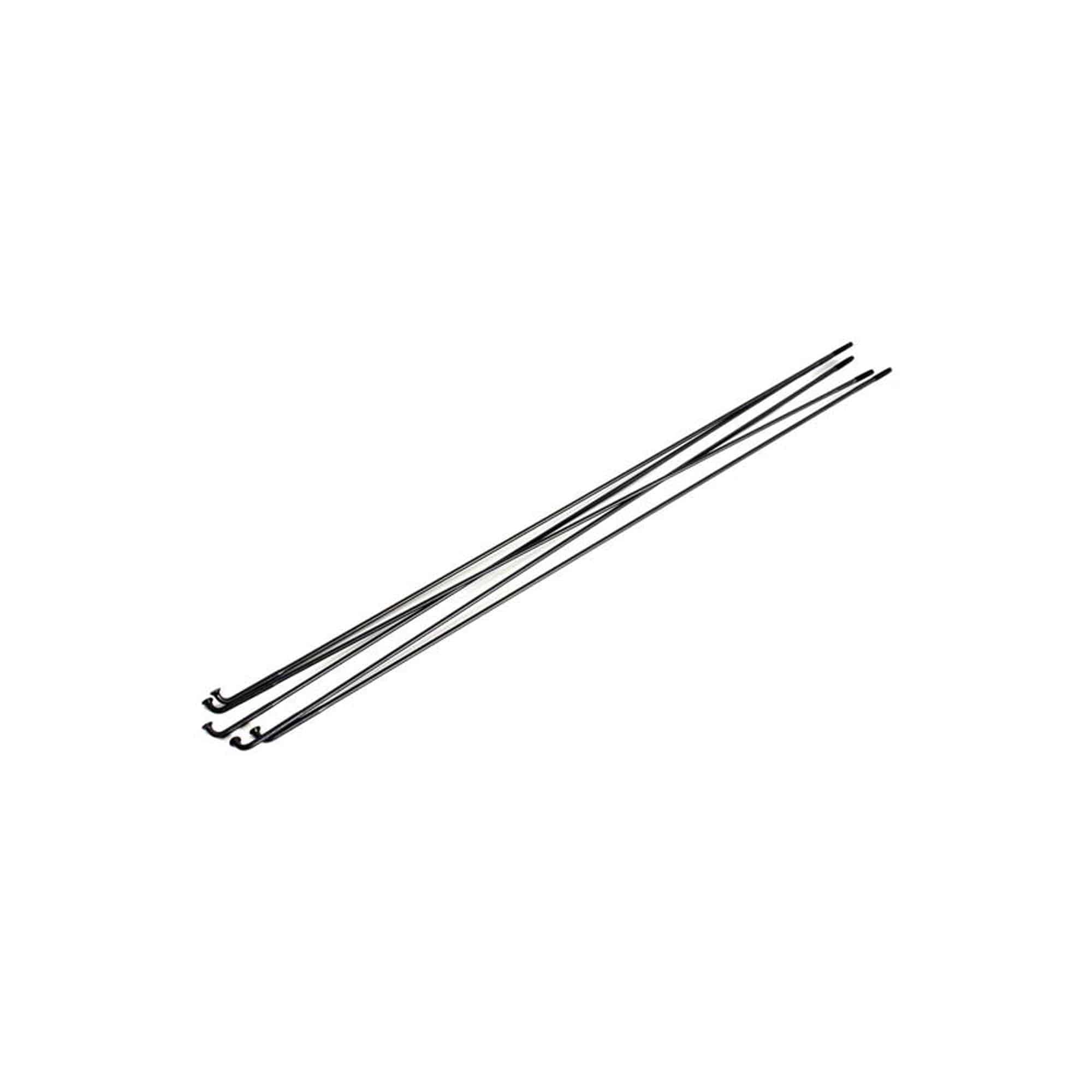 Easton 5-pack of 2.0/1.7 double-butted J spokes for high-performance bicycle wheels, showing the lightweight, durable spokes.