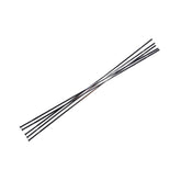 Easton 5-pack black CX-Ray straight pull bicycle wheel spokes for lightweight bike wheel construction.