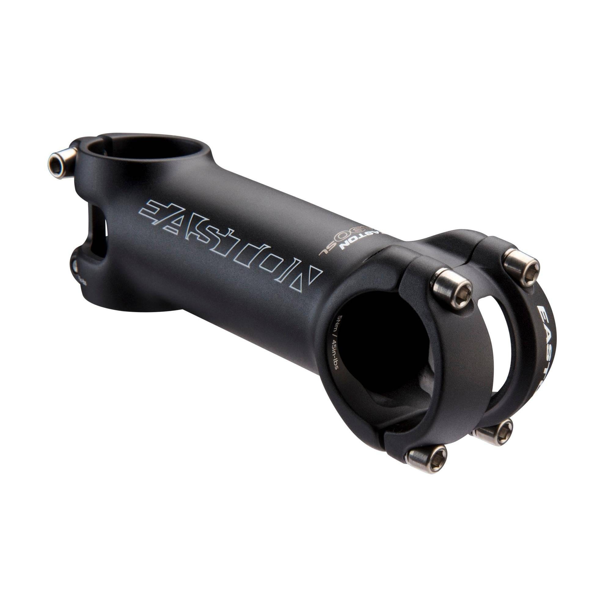 Easton EA90 SL aluminium bike stem with integrated Garmin mount, 70-120mm length, for road and mountain bikes.
