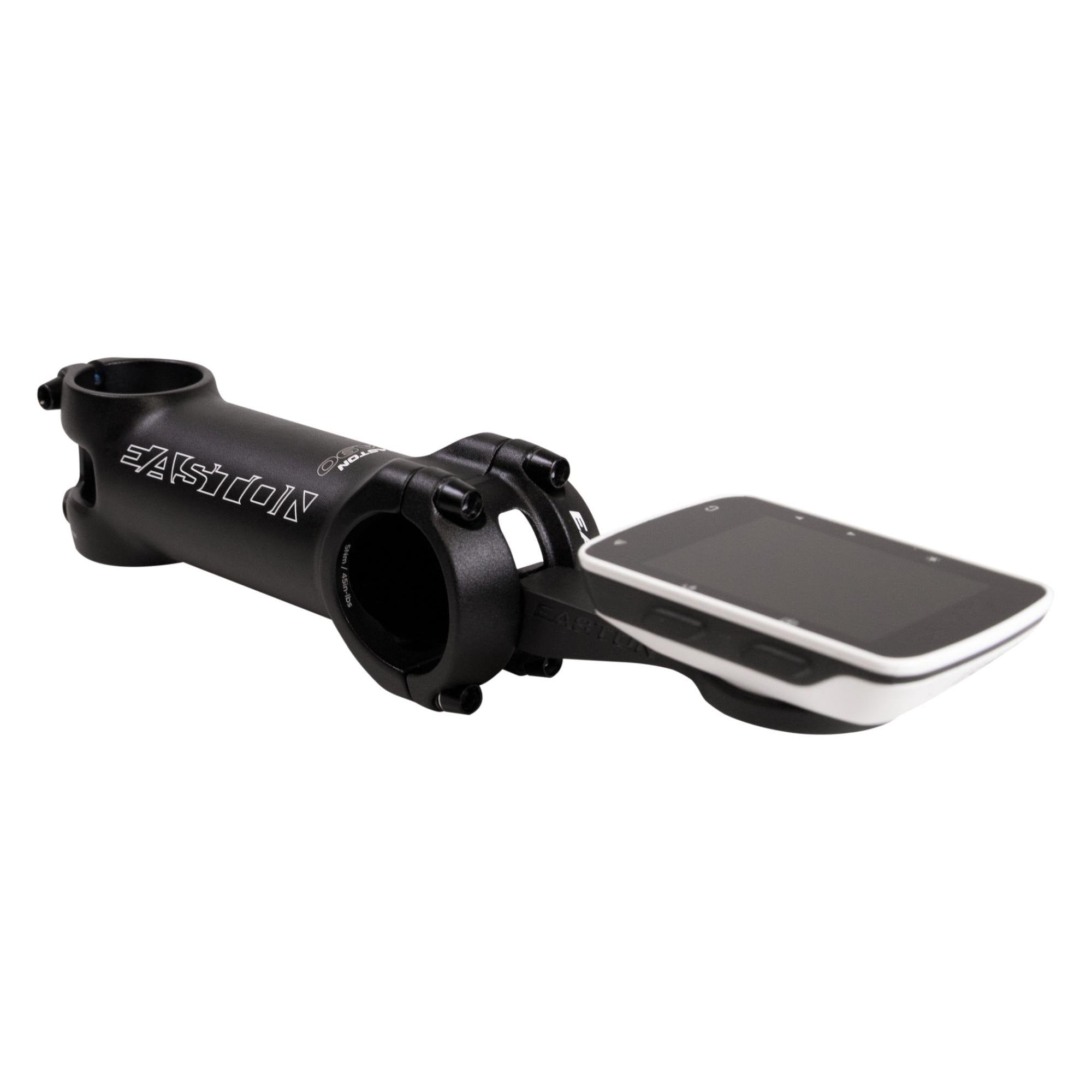 Easton Garmin mount faceplate for EA90, EA70, EA50 ICM stems, bike accessories, black metal component for cycling handlebars.