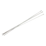 Easton 5-pack 2.0/1.7 double-butted J bend spokes for bicycle wheel components, showing shiny metal spokes arranged in a bundle.