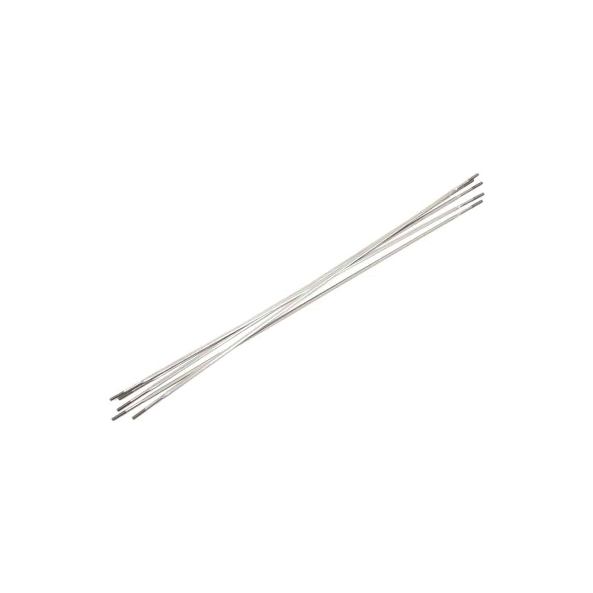 Set of five Easton SS 2.5/1.18/2.5 wheel replacement spokes for durable bicycle wheel components.