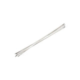 Set of five Easton SS 2.5/1.18/2.5 wheel replacement spokes for durable bicycle wheel components.