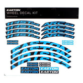 Easton Arc Heist wheel decal kit with pro-grade vinyl spares for customizing bicycle wheels.