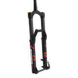 Marzocchi Bomber Z1 2022 coil tapered mountain bike fork with 150-180mm travel, showing the fork's coil spring and tapered design.