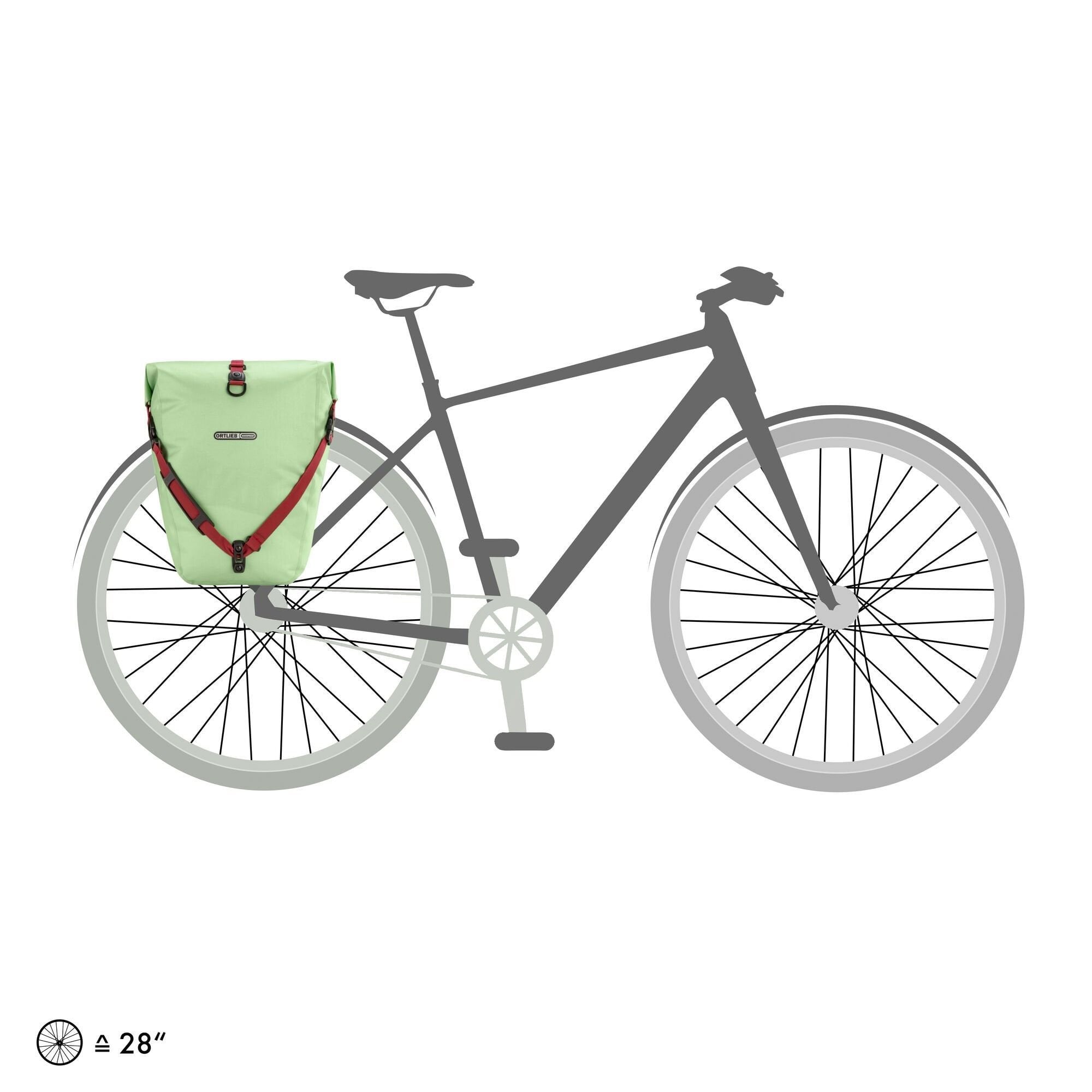 Ortlieb Bike Packing - Back Roller Design Ps33 Pistachio