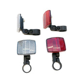 Burley reflector and bracket kit for trailer mounts, universal fit, durable accessories for safety and visibility.