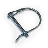 Burley 1/4" x 2" retaining pin for mounts and hitch tow bar accessories, metal pin with threaded end and clip.