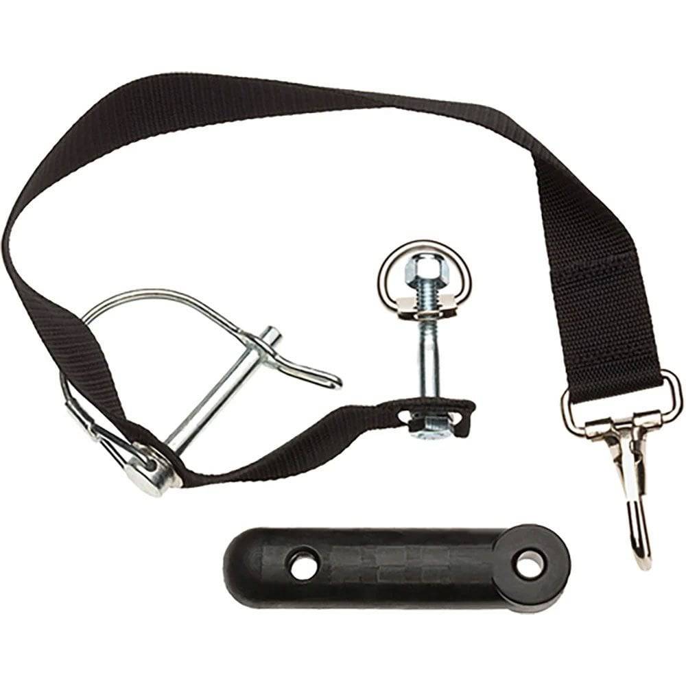 Burley round flex connector kit for mounts and spares, featuring safety strap options, designed for bike accessories.